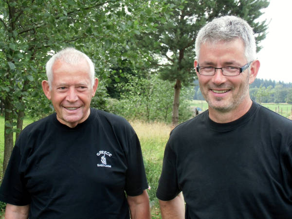 v.l.:Hans-Peter Drews und Herr Gottschalk